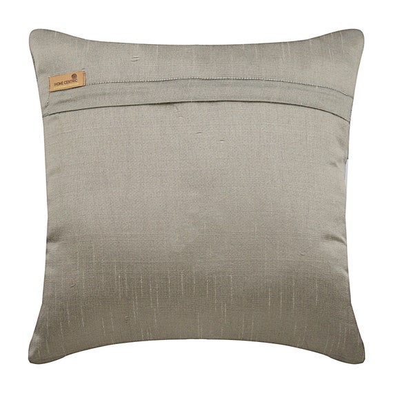 Art Silk Throw Pillow Cover Pillow Cases Vintage Abstract Pattern Modern Decorative Gray European Cushion Cover 24x24 26x26 Sizzle