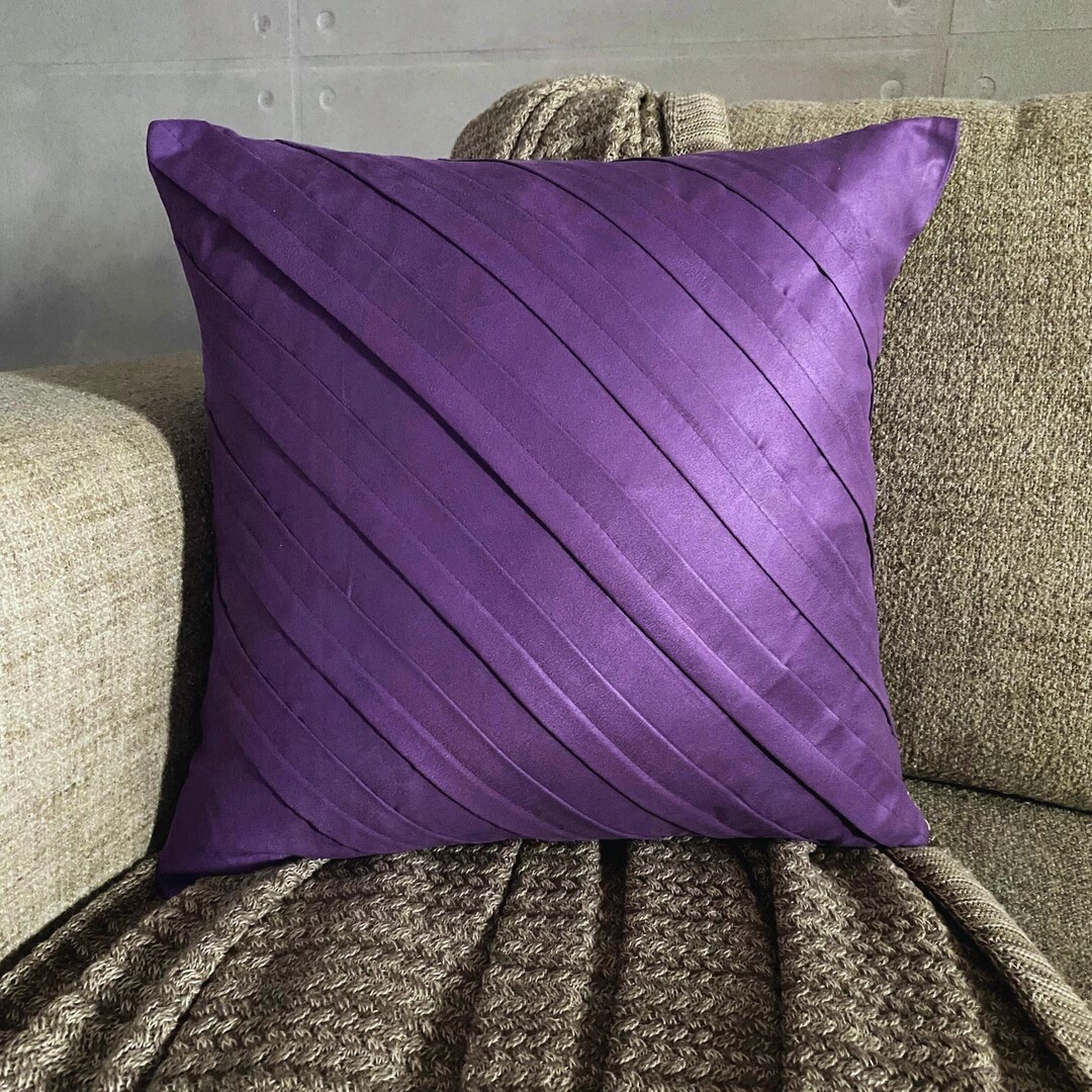 HOT Bed Pillows Purple Pillow Insert Decorative Purple Bed Pillow