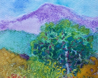 Mary's Peak #25 original watercolor painting