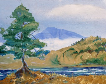 Mary's Peak # 43 landscape oil painting