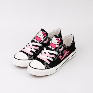 Zapatos de Hello Kitty, Hello Kitty, Kitty, Kitty Blanca, Calzado, Cumpleaños, Zapatos de Lona, Pareja, Regalo, Estampado, Dibujos Animados, Kawaii, Gato, Kiti, HK