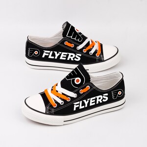 Hockey, Philadelphia Flyers Shoes, Footwear, Hockey Team, Canvas Shoes, Shoes, Gift, Print, Fans, Flyers, Trainers, Sneakers, Tennis Shoes