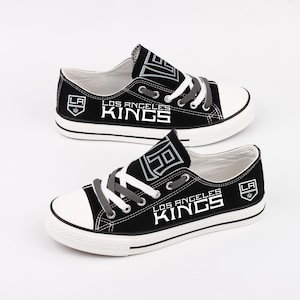 Hockey, Los Angeles Kings, LA Kings, Footwear, Team, Canvas Shoes, Shoes, Gift, Print, Fans, Kings, Los Angeles Kings Shoes, Sneakers
