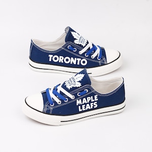 Hockey, Toronto Maple Leafs Schuhe, Schuhe, Hockey-Team, Segeltuchschuhe, Tennisschuhe, Geschenk, Druck, Fans, Toronto Maple Leafs, Ahornblätter