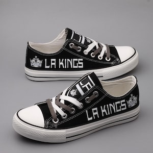 Hockey, Los Angeles Kings, LA Kings, Footwear, Team, Canvas Shoes, Shoes, Gift, Print, Fans, Kings, Los Angeles Kings Shoes, Sneakers
