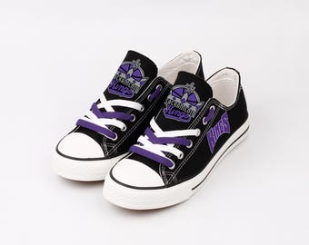 Sacramento Kings Fan Plimsolls, Basketball Team Spirit Footwear, Game Day Shoes, Sports Enthusiast Gift