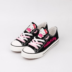 Zapatos de Hello Kitty, Hello Kitty, Kitty, Kitty Blanca, Calzado, Cumpleaños, Zapatos de Lona, Pareja, Regalo, Estampado, Dibujos Animados, Kawaii, Gato, Kiti, HK