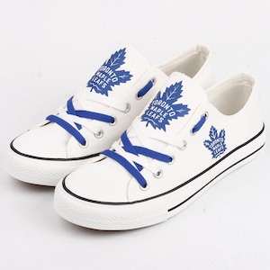 Hockey, Toronto Maple Leafs Schuhe, Schuhe, Hockey-Team, Segeltuchschuhe, Tennisschuhe, Geschenk, Druck, Fans, Toronto Maple Leafs, Ahornblätter
