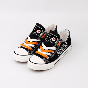 Hockey, Philadelphia Flyers Shoes, Footwear, Hockey Team, Canvas Shoes, Shoes, Gift, Print, Fans, Flyers, Trainers, Sneakers, Tennis Shoes