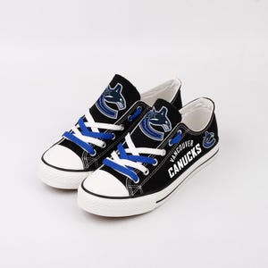 Hockey, Vancouver Canucks, Calzature, Squadra di hockey, Scarpe di tela, Scarpe, Regalo, Stampa, Fan, Canucks, Fan di hockey, Sneakers, Scarpe Canucks