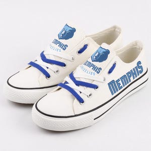 Memphis Grizzlies, Memphis Grizzlies Shoes, Grizzlies, Footwear, Basketball Team, Canvas Shoes, Gift, Print, Fans, Shoes, Couple, Sneakers