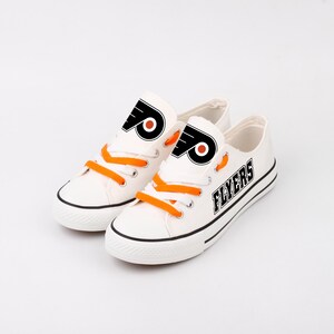 Hockey, Philadelphia Flyers Shoes, Footwear, Hockey Team, Canvas Shoes, Shoes, Gift, Print, Fans, Flyers, Trainers, Sneakers, Tennis Shoes