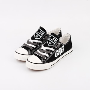 Hockey, Los Angeles Kings, LA Kings, Footwear, Team, Canvas Shoes, Shoes, Gift, Print, Fans, Kings, Los Angeles Kings Shoes, Sneakers