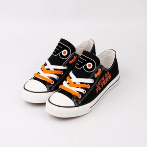 Hockey, Philadelphia Flyers Shoes, Footwear, Hockey Team, Canvas Shoes, Shoes, Gift, Print, Fans, Flyers, Trainers, Sneakers, Tennis Shoes