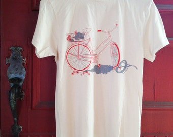 Organic Cotton, Sweet Ride, California Cruiser, Unisex Crew - Natural White