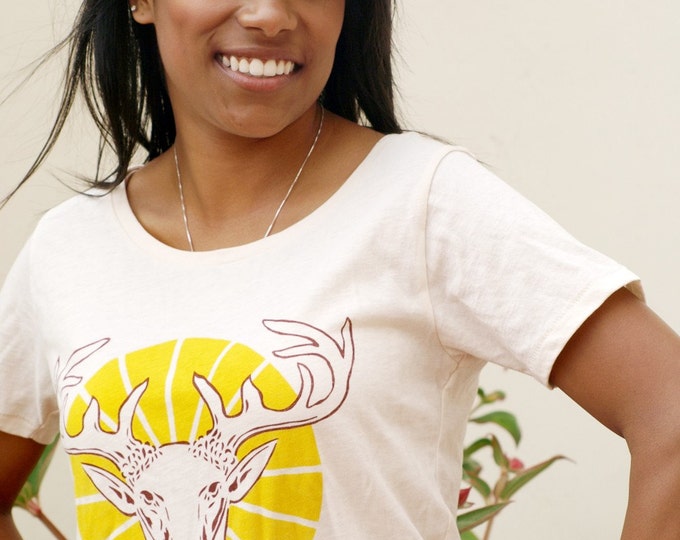 SALE! Horned Beast, Organic Cotton Women's Scoop Neck T-Shirt