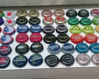 112 Assorted Craft Beer Caps with Evenly Matched Sets