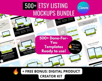 Etsy mockup kit digital download, master resell rights, Etsy shop kit, Etsy sellers, sell on Etsy, plr digital products, Etsy seller account