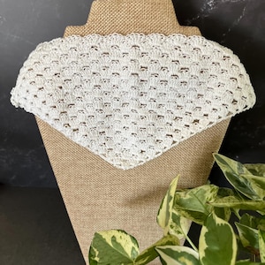 Handmade Crochet Cotton Cami White One Size Accessory Women’s Clothing