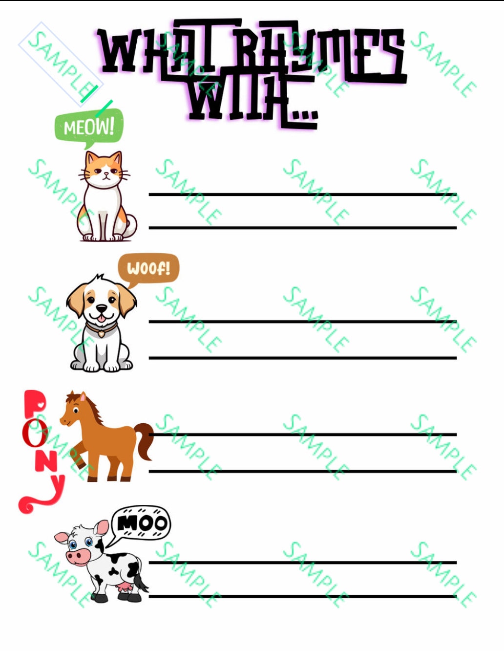Printable Worksheet Games