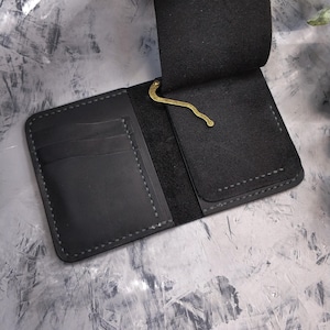 Handgefertigter Lederclip, Lederclip Brieftasche, Herrenlederbrieftasche, Brieftaschengeschenk für Männer, braune Brieftasche, Brieftaschenclip für Männer, Geldklammern