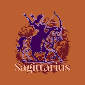 Sagittarius Wall Art Astrology Poster Tarot Art Print