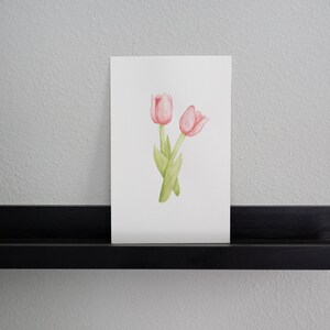 Original Watercolor Tulips