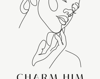 Charm Him Don't Chase Him Self-help e-book Relationship Finding True Love Dating Tips Success