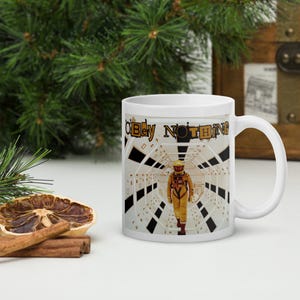 Odyssee im Weltraum 2001 kultiger Film Zitat Becher Motivationsfilm Becher Filmliebhaber Geschenk Popkultur Kaffeetasse