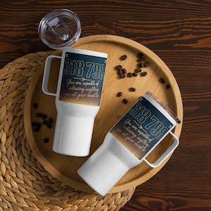 Mug de voyage « Success Attraction » : numérologie de code Grabovoi