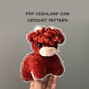 Highland Cow Crochet Pattern