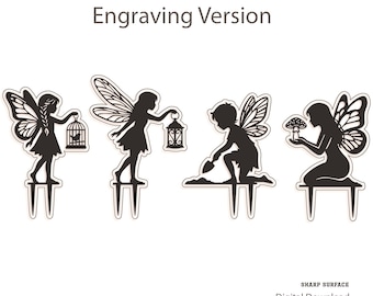 Fairy Garden Stakes SVG No. 1
