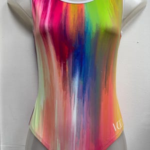 Color drip Leotard