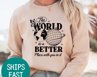 Mental Health Sweatshirt: Positive Affirmation, Self-Love Gift