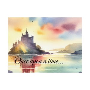 Magical Landscape Art Prints, Once Upon a Time Decor, Fantasy Lover Posters, Dreamy Wall Art, Inspirational Home Decor