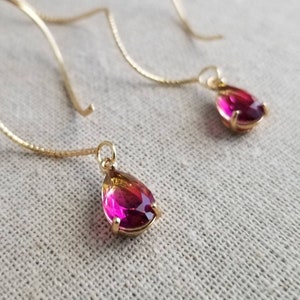 It&#39;s Ok to Not be Ok version 3, K-Drama Inspired Glamourous Statement Threader Earrings, 18K Gold Plated Brass, OK V3