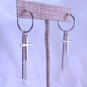 BTS Yoonmin Inspired Hoop Earring, Hypoallergenic, Non-Pierced Option Available, YOONMIN