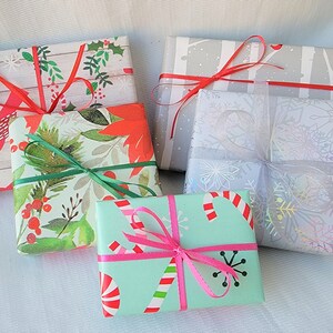 Emballage cadeau de Noël à thème, choisissez votre propre papier d’emballage!