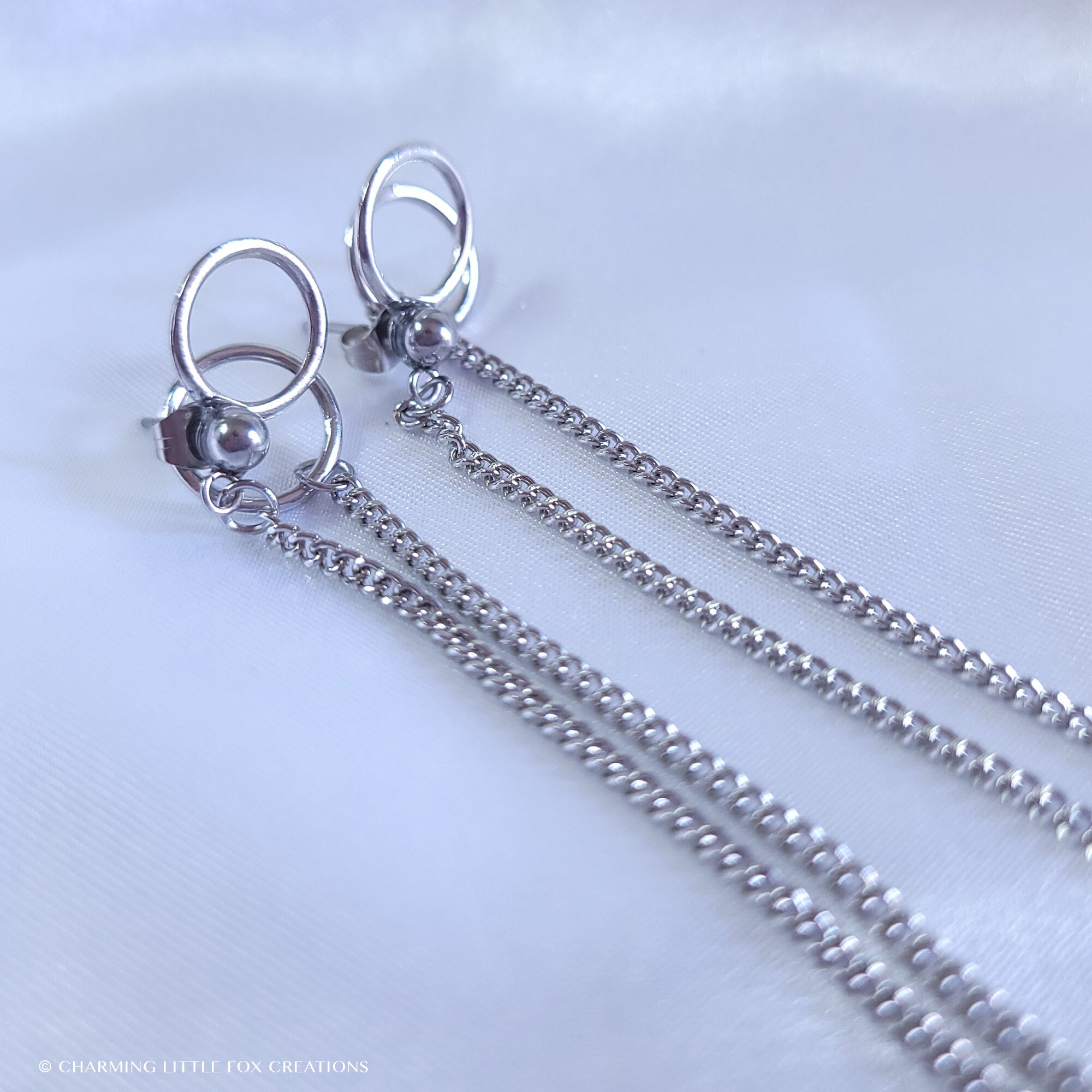 KPOP 8 Dangle Earring, Hypoallergenic - Etsy