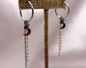 ★BTS SUGA 着用★ONE ENOUGH★Base Line Earring BTS Suga Yoongi Inspired Earrings, Hypoallergenic, Non