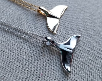 Dolphin or Whale Tail BTS J-Hope Inspired IDOL Necklace, Hypoallergenic Chain, HOBI N1