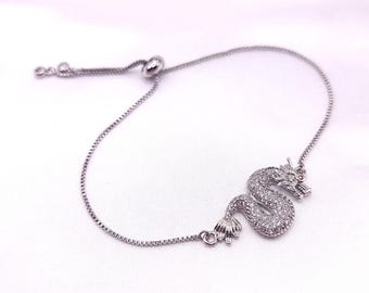 Dragon Adjustable Slider Bracelet