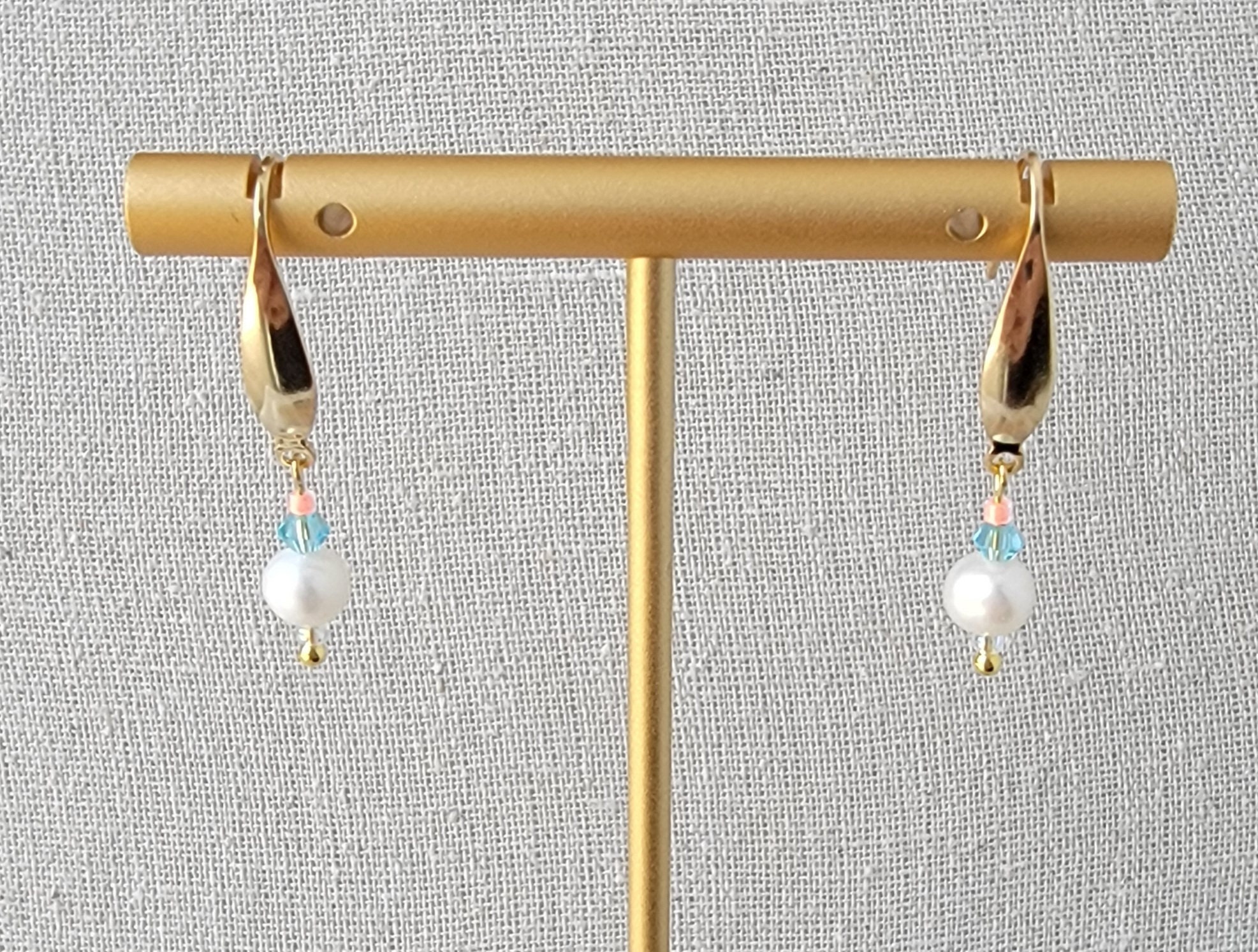 BTS V Inspired Pearl Drop Earrings, Gold Accent, Hypoallergenic - Etsy