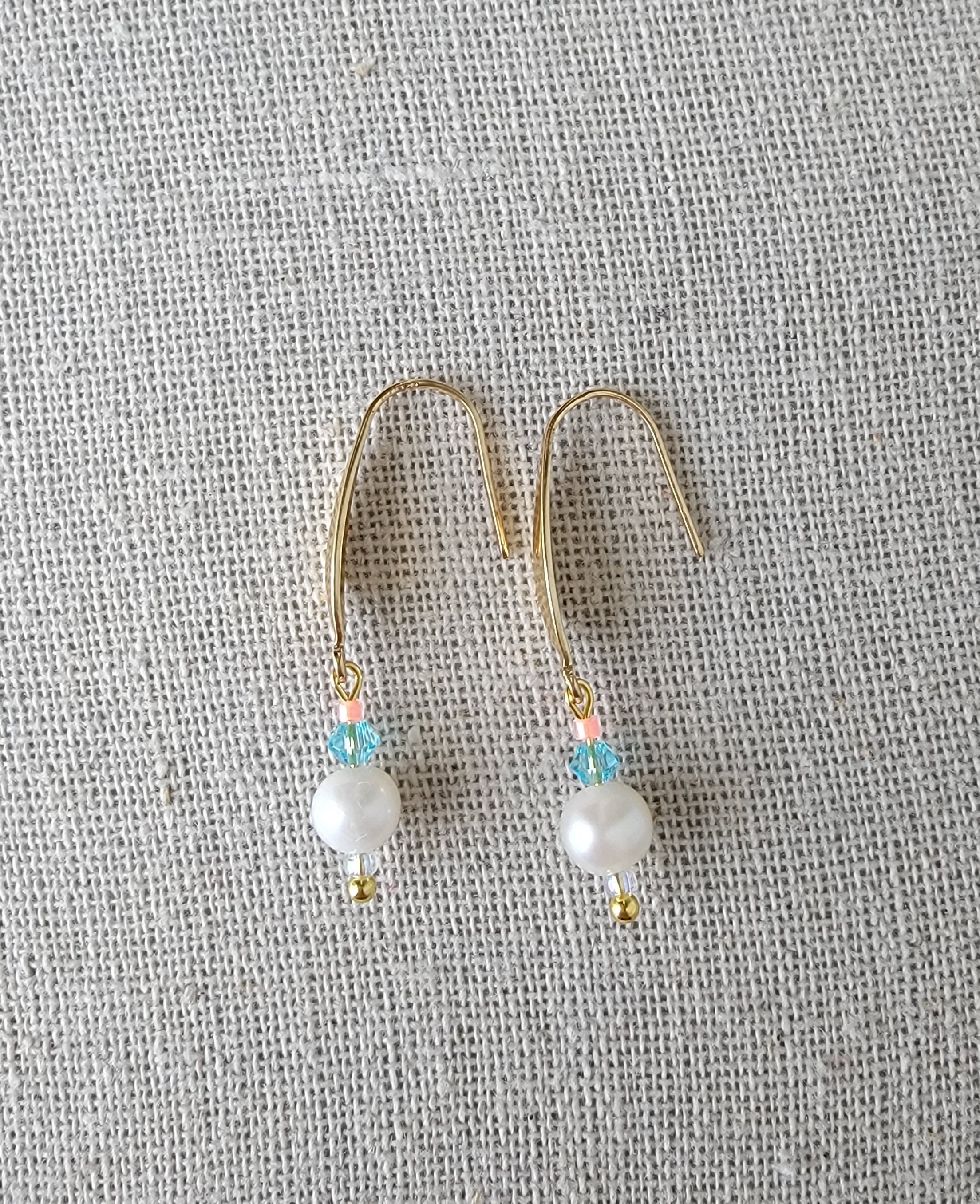 BTS V Inspired Pearl Drop Earrings, Gold Accent, Hypoallergenic - Etsy