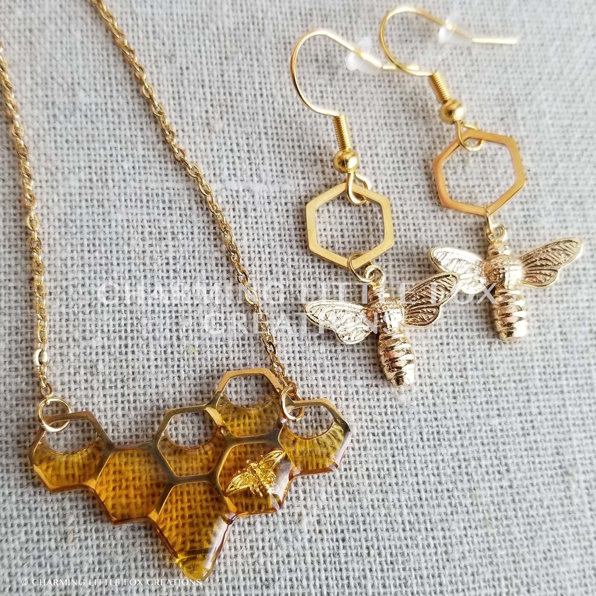 アクセサリー GARNI / Honeycomb Studs Pendant il_1080xN.3582515509_h9cv.jpg