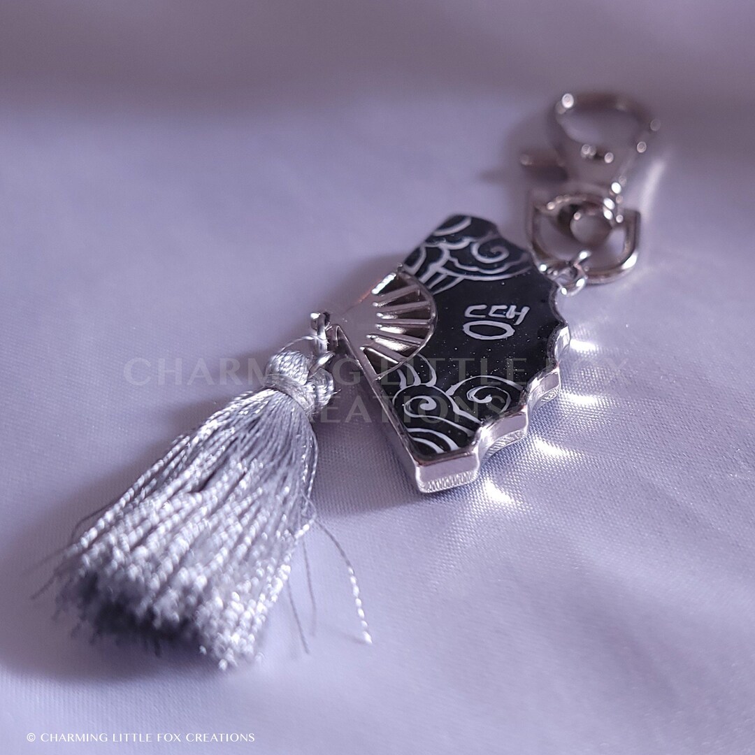 Fan Keychain Silver and Black Fan Keychain, KPOP Rapline Keychain - Etsy