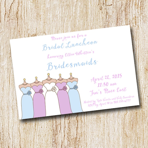 bridesmaid luncheon dresses My bridesmaids luncheon was full of so much love & laughs today. There are no words for the support & excitement these ladies have had for Johnny and me throughout our last