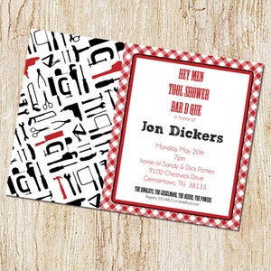 tool shower invitation- couples shower invitation- Digial File, print yourself - honey do shower