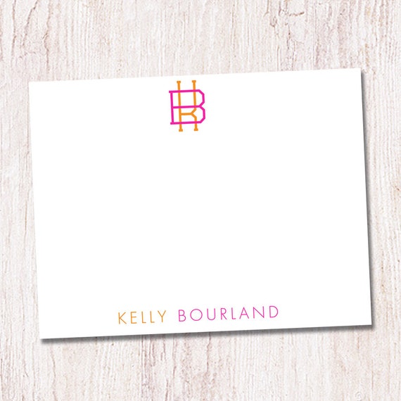 Note Cards Flat Note Cards Personalized Note Cards Etsy