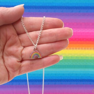 Rainbow Charm Necklace 